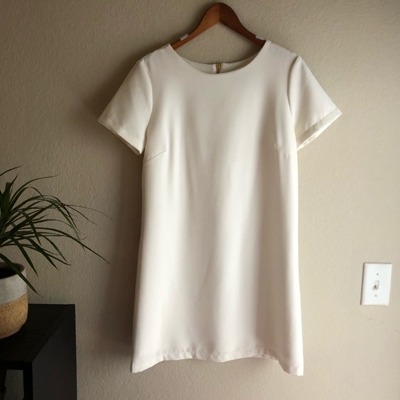 Lulu Cream Shift Dress - Picture 1 of 7